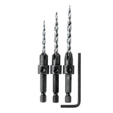 Makita A-99661 3-Piece Countersink Set with Hex Wrench