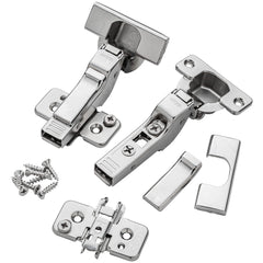 Half Overlay Blum® 120° Clip Top Snap Close Hinges, Pair