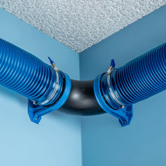 Dust Right Ready-Mount 4'' 90 degree Elbow