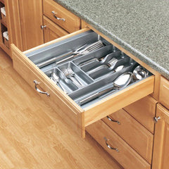 11-1/2" Wide Cutlery Tray, Metallic Silver (GCT-1S-52)