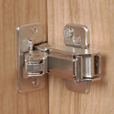 Half Overlay Blum® 170° Snap Close Clip Top Frameless Hinges, Pair