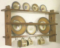 Oak Plate Rack Downloadable Plan