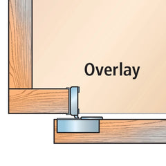 Blum Compact Hinge Kit (Pair) for Face Frame, 1/2'' Overlay