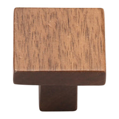Walnut Square Knob, 1 3/8"