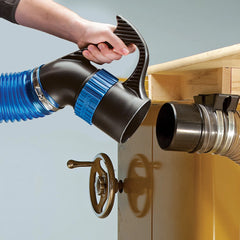 Dust Right® Quick Connect 4" Hose Port