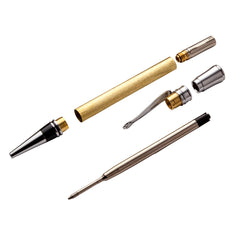Executive Twist Pen Hardware Kit, Chrome