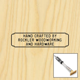 Three-Line Rectangle Branding Iron, Electric Handle
