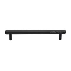 5-1/4'' Hex Modern Cabinet Pull, Flat Black