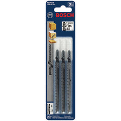 Bosch Progressor 8-12 TPI T-Shank Jigsaw Blades, 3-Pack
