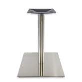 Verona 17'' Square Stainless Steel Table Base, Table Height