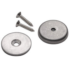 Flat-Mount Stainless Steel Magnetic Catch, 20 lb. Hold