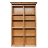 48" Maple InvisiDoor Bi-Fold Bookcase Shelving Unit Kit