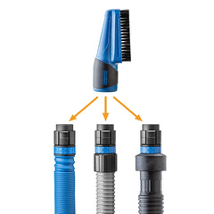 Dust Right Click-Connect Bench Brush and Dock