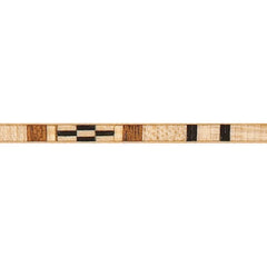Maple Black Mahogany Southwest Inlay Banding, 3/16'' W