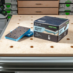 Festool Granat PROfile Foam Abrasive Sheets, 80 x 133mm, Medium Grit, M GR PRO/10, 10-Pack