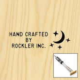 Three-Line Starry Night on Right Branding Iron, Electric Handle