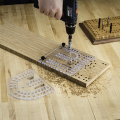XL Cribbage Board Templates, 2-Player, Curved Track