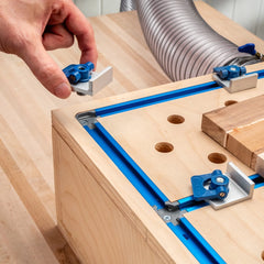 Rockler T-Track Drop-In 90° Corners, 4-Pack