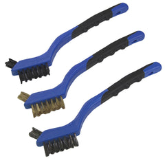 3-Piece Deluxe Mini Wire Brush Set