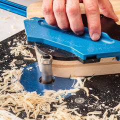 Rockler Template-Routing Compression Router Bit, Top and Bottom Bearings, 3/4''D x 1-1/2''H x 1/2'' Shank
