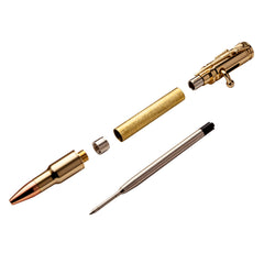 Magnum Bolt-Action Pen Hardware Kit, 24k Gold