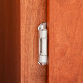 3/8" Inset Partial Wrap Hinges - Brass - pair