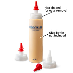 Rockler Deluxe Glue Bottle Spouts with Caps, 3-Pack
