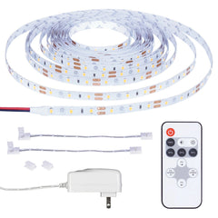 Soft White (3000K) 16' LED Tape Light Kit with Remote