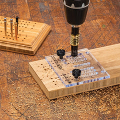 Small Cribbage Board Templates, 3-Player, Straight Track