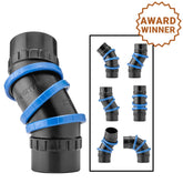 Dust Right Ready-Mount Dust Fitting, 2-1/2'' Articulating Port