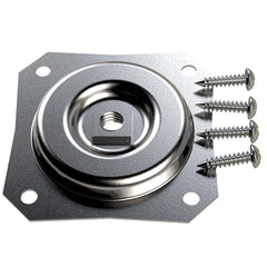 Flat Table Leg Mounting Plate for 5/16''-18 Hanger Bolts
