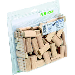 8x36mm Festool Domino Beech Tenons for DF 500, 130-Pack (203175)