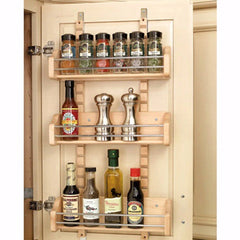 13-1/8" Wide Adjustable Door Mount Spice Rack (4ASR-18)