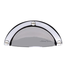 3-3/4'' Front Mounted Cabinet Bin Pull, Satin Brass