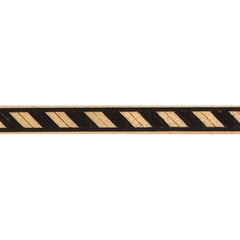 Black Maple Angled Inlay Banding, 1/4'' W