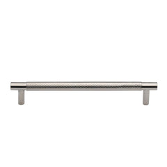 9'' Bern Knurled Cabinet Pull, Polished Nickel
