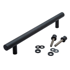 I-Semble Rolling Barn Door Handle, Black