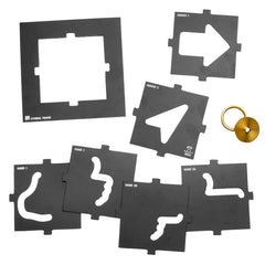 Rockler Interlock Signmaker's Templates, Shapes Kit