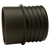 Dust Right Flared Quick Coupler, 4'' Port to 4'' Hose