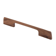 15-3/4'' Sleek Designer Wood Cabinet Pull, Walnut