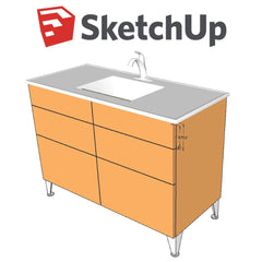 Bathroom Vanity SketchUp Plan