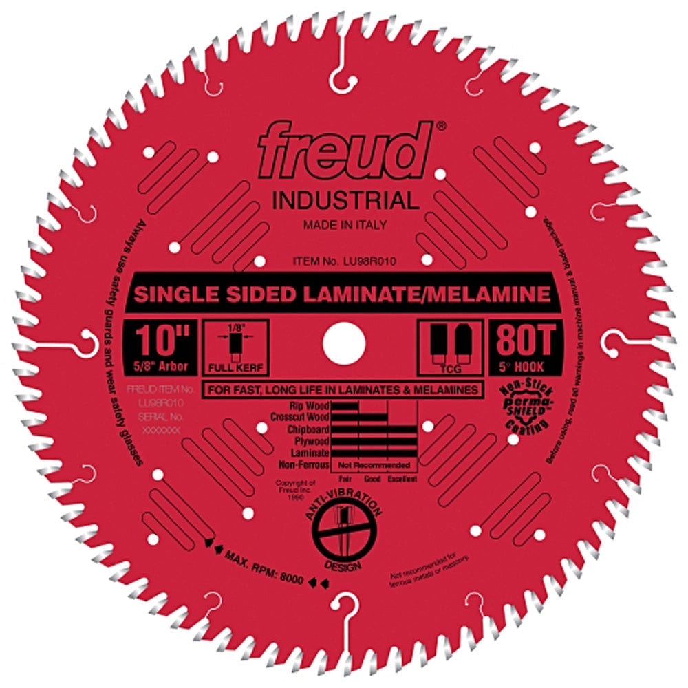 7" x 56T Freud Industrial Single Sided Laminate/Melamine Blade (LU98R007)