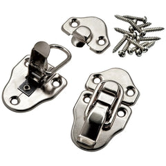 Nickel plated Classic Oblong Catches, Pack