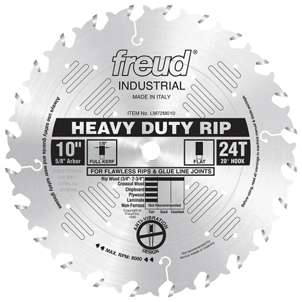 12" x 30T Freud Industrial Heavy Duty Heavy-Duty Rip Blade (LM72M012)