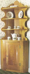 Early American Corner Cupboard Downloadable Plan