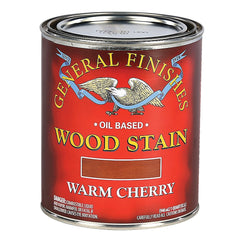 General Finishes Oil Based Wood Stain, Warm Cherry, 1/2 Pint