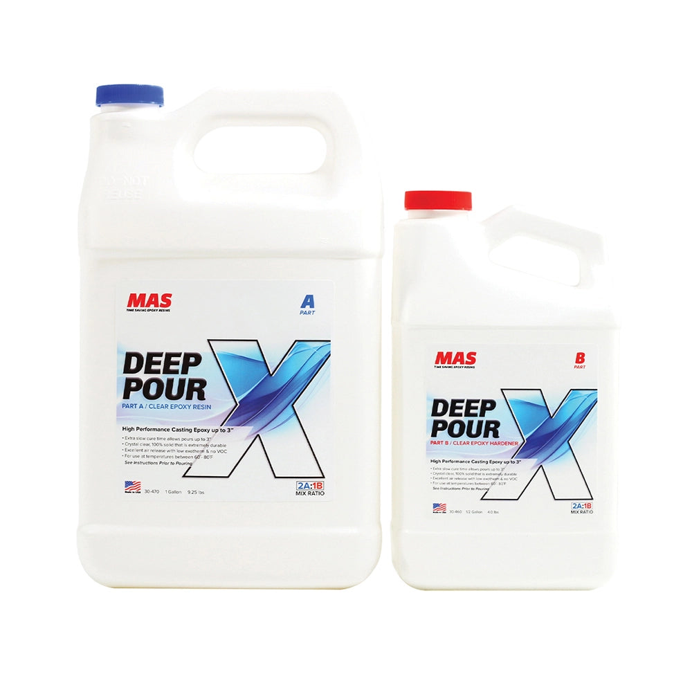 MAS Deep Pour X Epoxy, 1.5 Gallon Kit