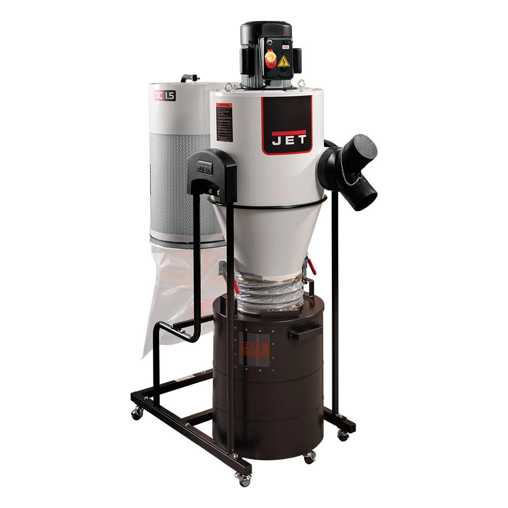 Jet Cyclone Dust Collector JCDC-1.5, 1-1/2HP