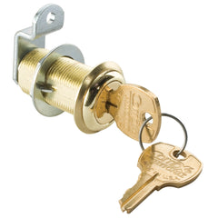 1-3/16" Long Cylinder Lock - Nickel, keyed alike