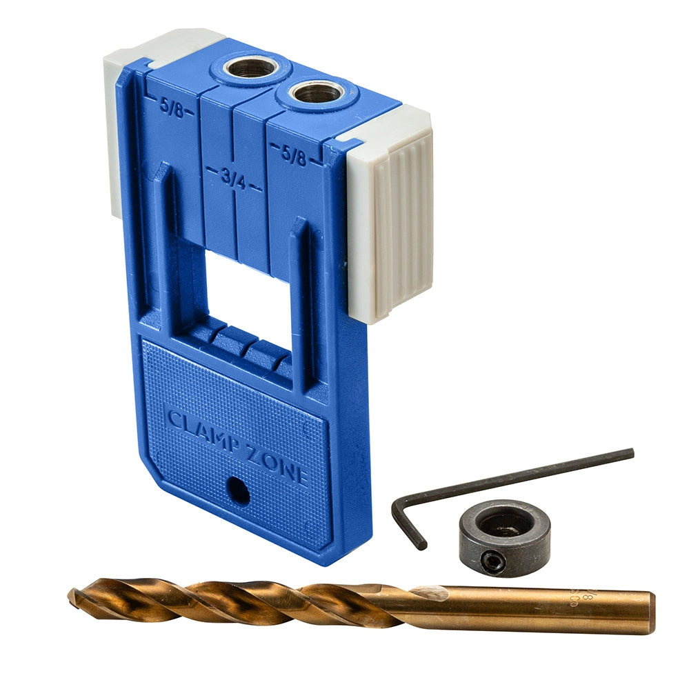 Rockler 1/4'' Doweling Jig Kit with Bit and Stop Collar